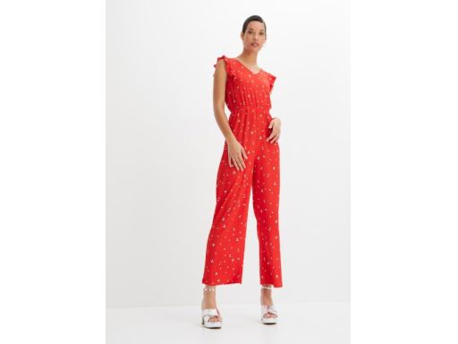 B.P.C kombinezon czerwony w kwiatuszki r.36/38