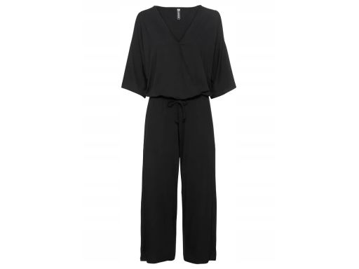 B.P.C kombinezon czarny z dżerseju z wycięciami na rękawach ^44/46