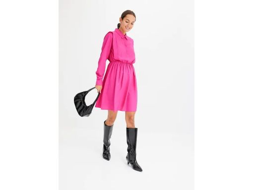 B.P.C sukienka koszulowa różowa r.48