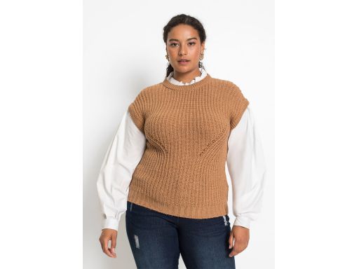 B.P.C kamizelka dzianinowa z koszulą 2w1 ^32/34