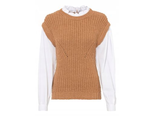 B.P.C kamizelka dzianinowa z koszulą 2w1 ^32/34