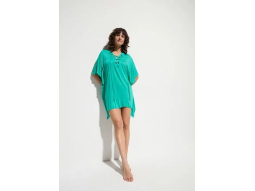 B.P.C tunika plażowa asymetryczna zielona ^48/50