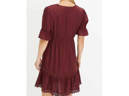 B.P.C sukienka z koronką bordowa r.40