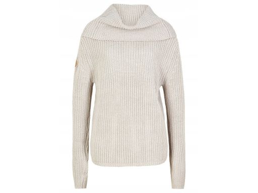 B.P.C sweter z szerokim golfem matowy srebrny ^44/46