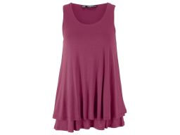 B.P.C top dwuwarstwowy ciemny fiolet 52/54.