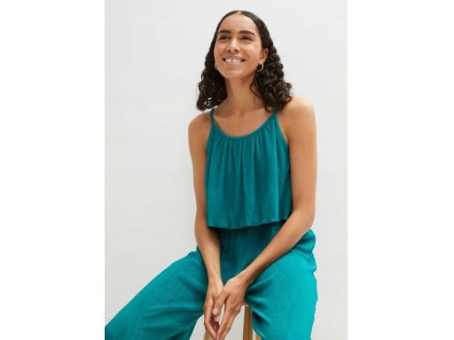 B.P.C top morski krepowany krótki ^40/42