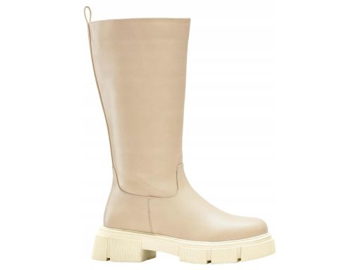 B.P.C kozaki beżowe na grubej podeszwie r.38