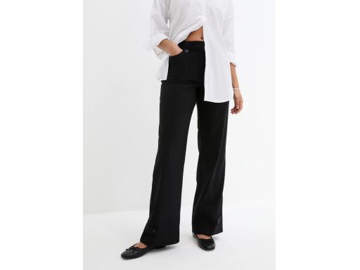 B.P.C czarne spodnie bengaliny czarne ze stretchem ^38