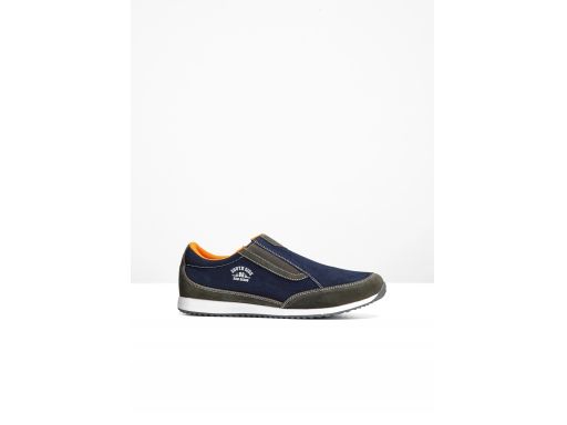 B.P.C półbuty męskie granatowe skórzane wsuwane ^39