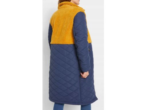 B.P.C płaszcz pikowany ze wstawką boucle polarowego baranka ^50