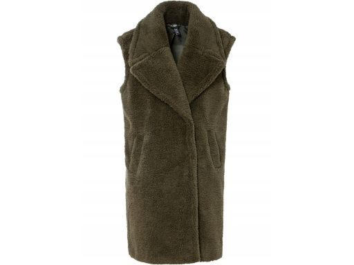 B.P.C kamizelka płaszcz bez rękawów boucle butelkowa zieleń ^42