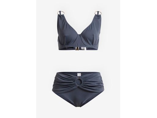 B.P.C bikini na fiszbinach antracytowe 48 (95C).