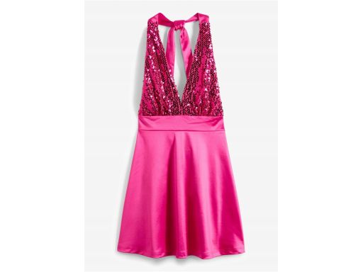 B.P.C sukienka z cekinami różowa sexy 36/38.