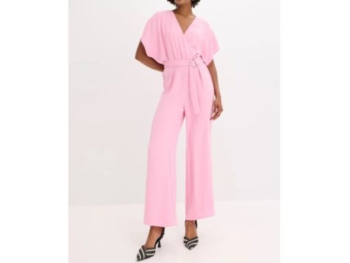 B.P.C kombinezon różowy z paskiem r.50