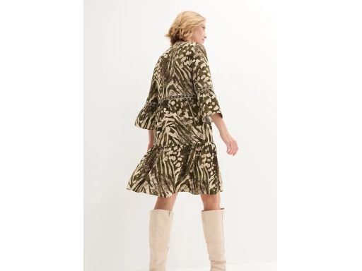 B.P.C sukienka tunikowa z wiskozy we wzory 44.