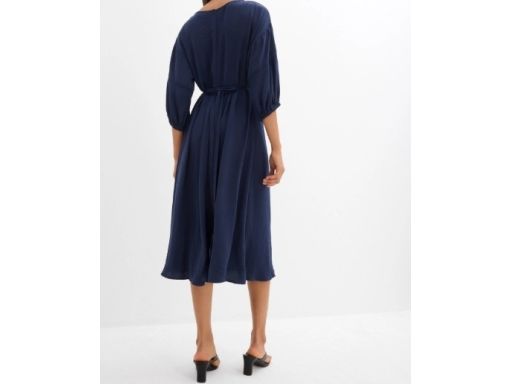 B.P.C sukienka midi granatowa 48.