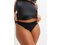 B.P.C czarne stringi z koronką r.36/38