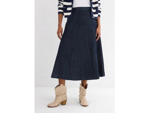 B.P.C spódnica jeansowa ciemna midi 54.
