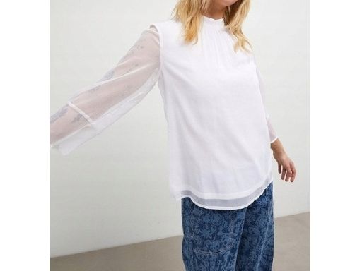 B.P.C bluzka szyfonowa biała r.42