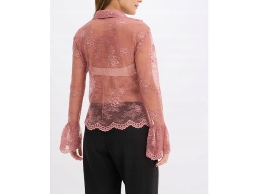 B.P.C bluzka koronkowa z falbankami r.40