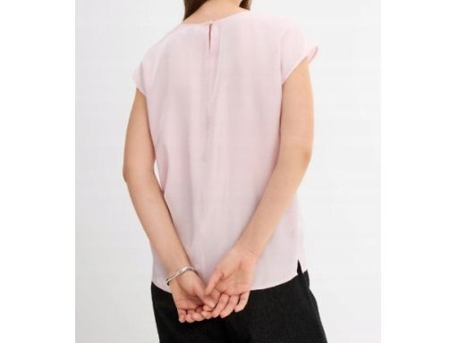 B.P.C bluzka połyskująca satyna różowa r.44