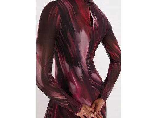 B.P.C sukienka siateczkowa midi wzory r.40/42