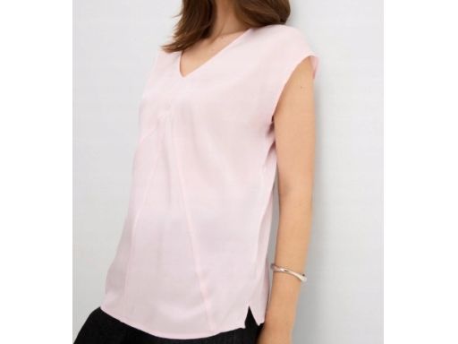 B.P.C bluzka połyskująca satyna różowa 48.