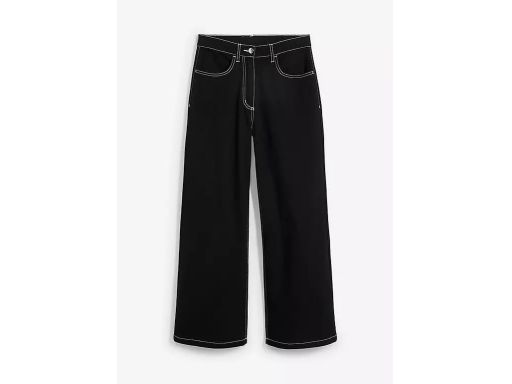 B.P.C spodnie jeansowe ciemne szeroka nogawka r.42