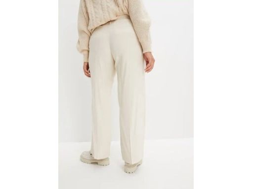 B.P.C spodnie damskie beżowe piaskowe r.46