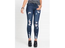 B.P.C spodnie jeansy skinny z dziurami przetarcia r.40