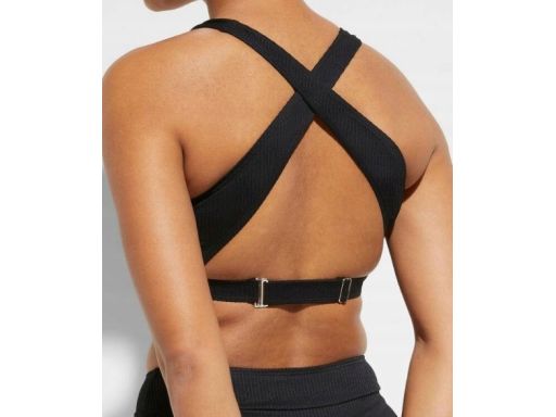 B.P.C bikini czarne prążkowany materiał 44.