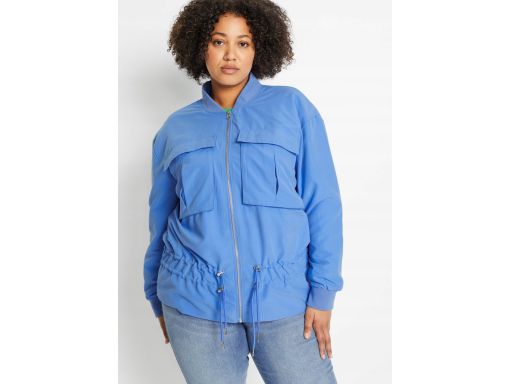 B.P.C kurtka bejsbolówka niebieska z kieszeniami 46.