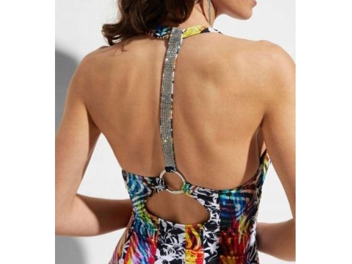 B.P.C kostium kąpielowy kolorowy we wzory 40.