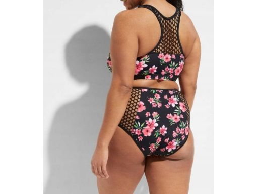 B.P.C bikini bustier z siateczką i z figami maxi 50.