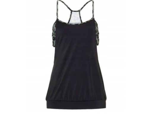 B.P.C top tankini czarny w cętki modny r.44