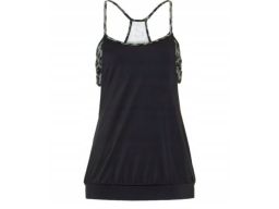 B.P.C top tankini czarny w cętki modny r.44