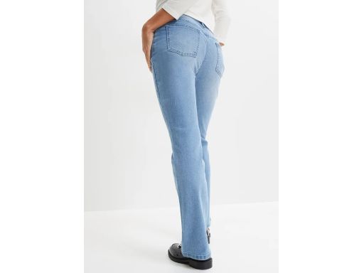 B.P.C jeansy bootcut ze sztrasami r.44