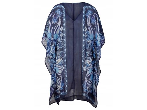 B.P.C granatowa tunika plażowa we wzory ^40/42