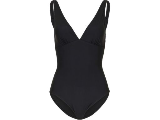 B.P.C kostium jednoczęściowy czarny z marszczeniami 46.