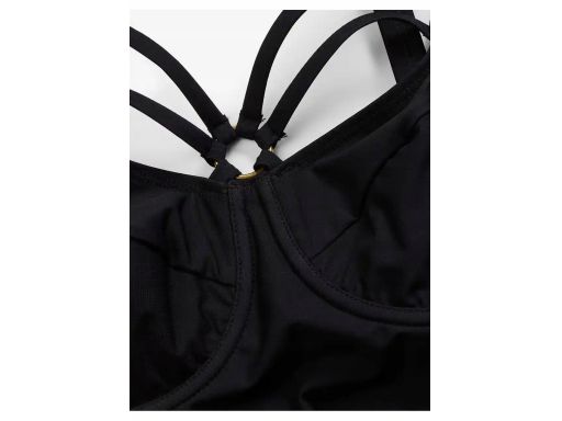 B.P.C czarny kostium kąpielowy na fiszbinach ^46(90D)