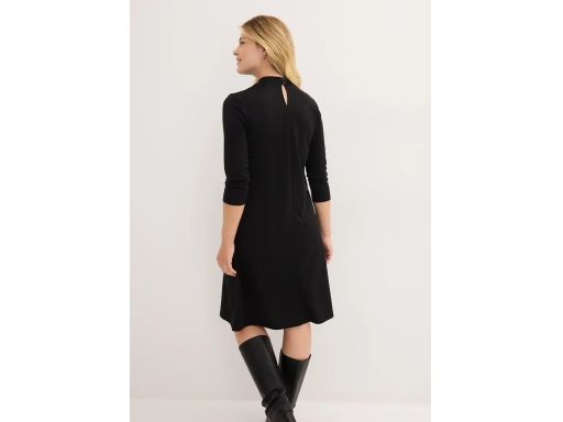 B.P.C sukienka midi Punto di Roma czarna 52/54.