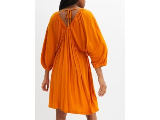 B.P.C sukienka dżersejowa żółto-pomarańczowa ^44/46