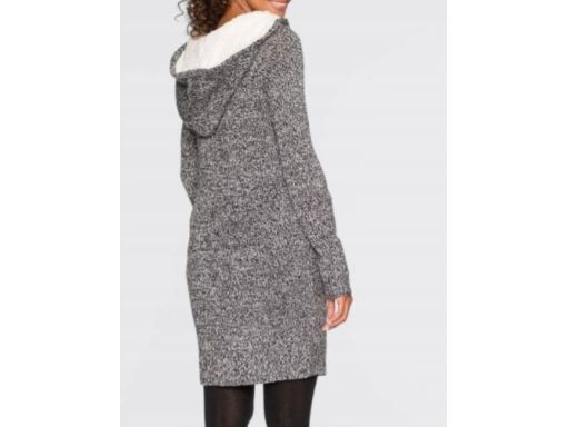 B.P.C dzianinowa sukienka z kapturem ^36/38
