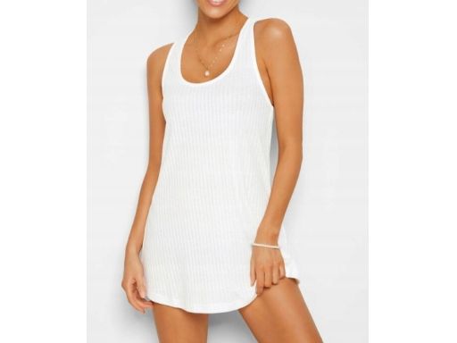 B.P.C plażowy top-tunika śmietankowy r.40/42