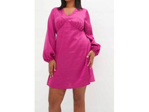 B.P.C fioletowa sukienka satynowa ^44