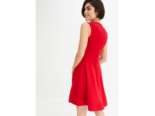 B.P.C sukienka czerwona rozkloszowana r.48/50