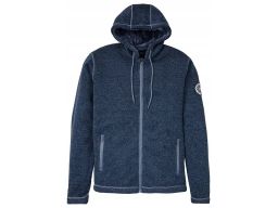 B.P.C bluza męska indigo z kapturem ocieplana S.