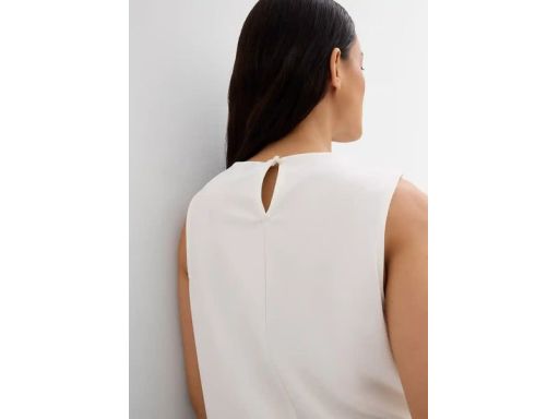 B.P.C top biały ze złotą sprzączką ^48/50