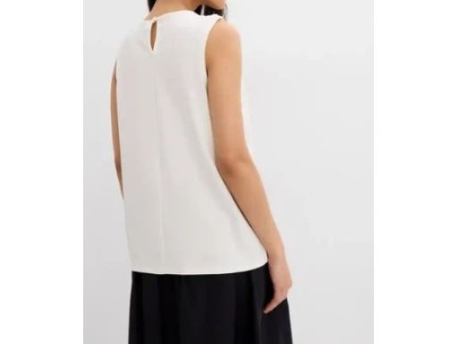 B.P.C top biały ze złotą sprzączką ^48/50