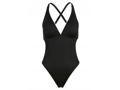 B.P.C kostium jednoczęściowy czarny sexy wycięcia r.40
